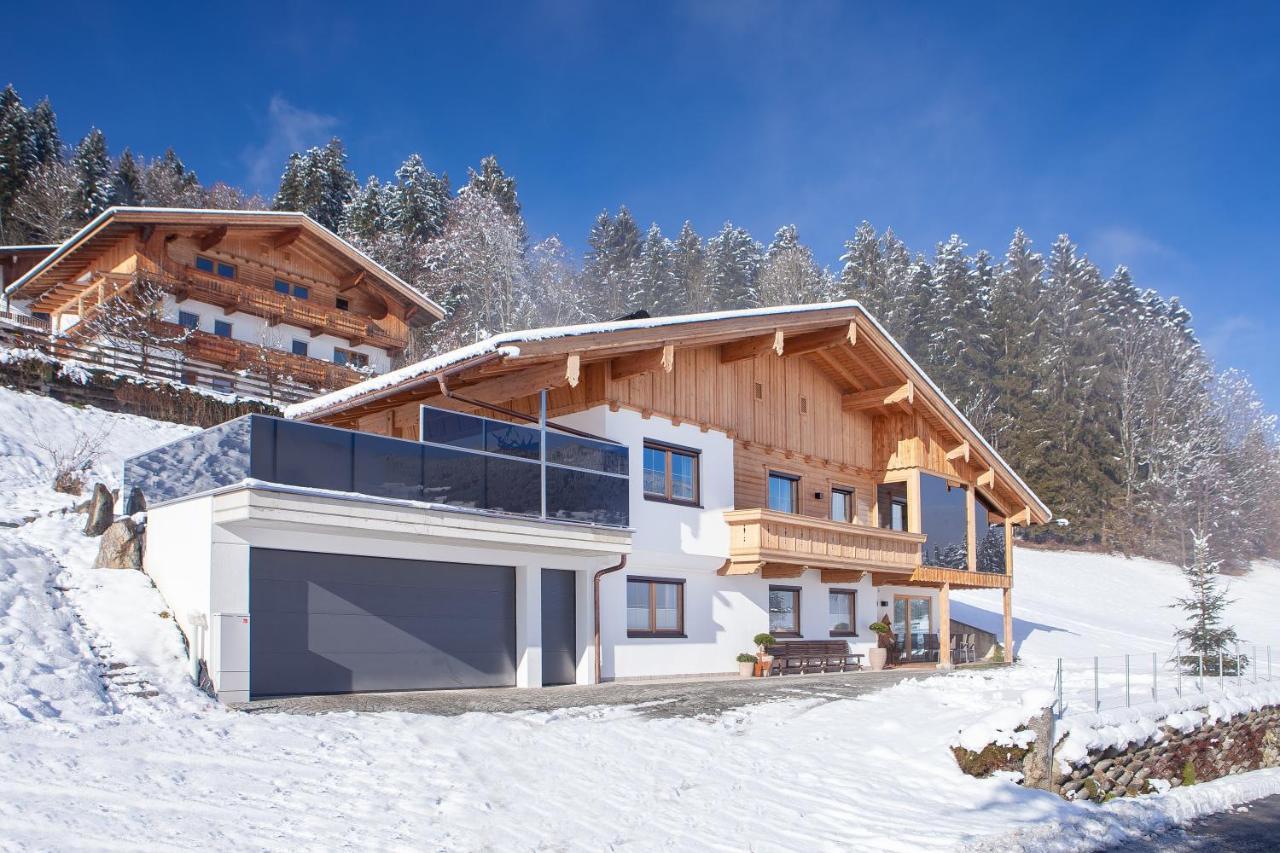 "Chalet Bergzeit" Ferienhaus Mit Sauna & Wellness Villa Fuegenberg Buitenkant foto