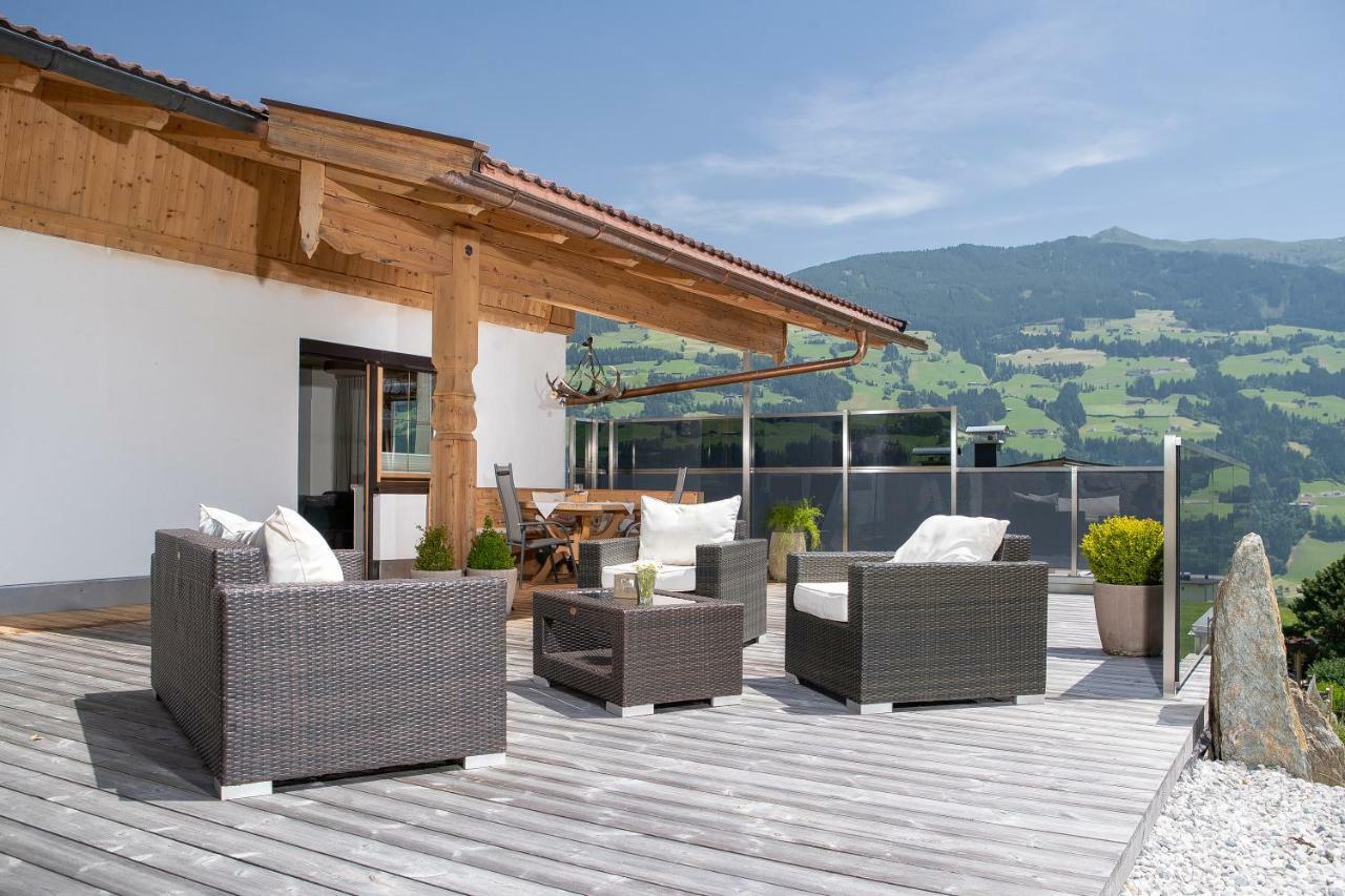 "Chalet Bergzeit" Ferienhaus Mit Sauna & Wellness Villa Fuegenberg Buitenkant foto