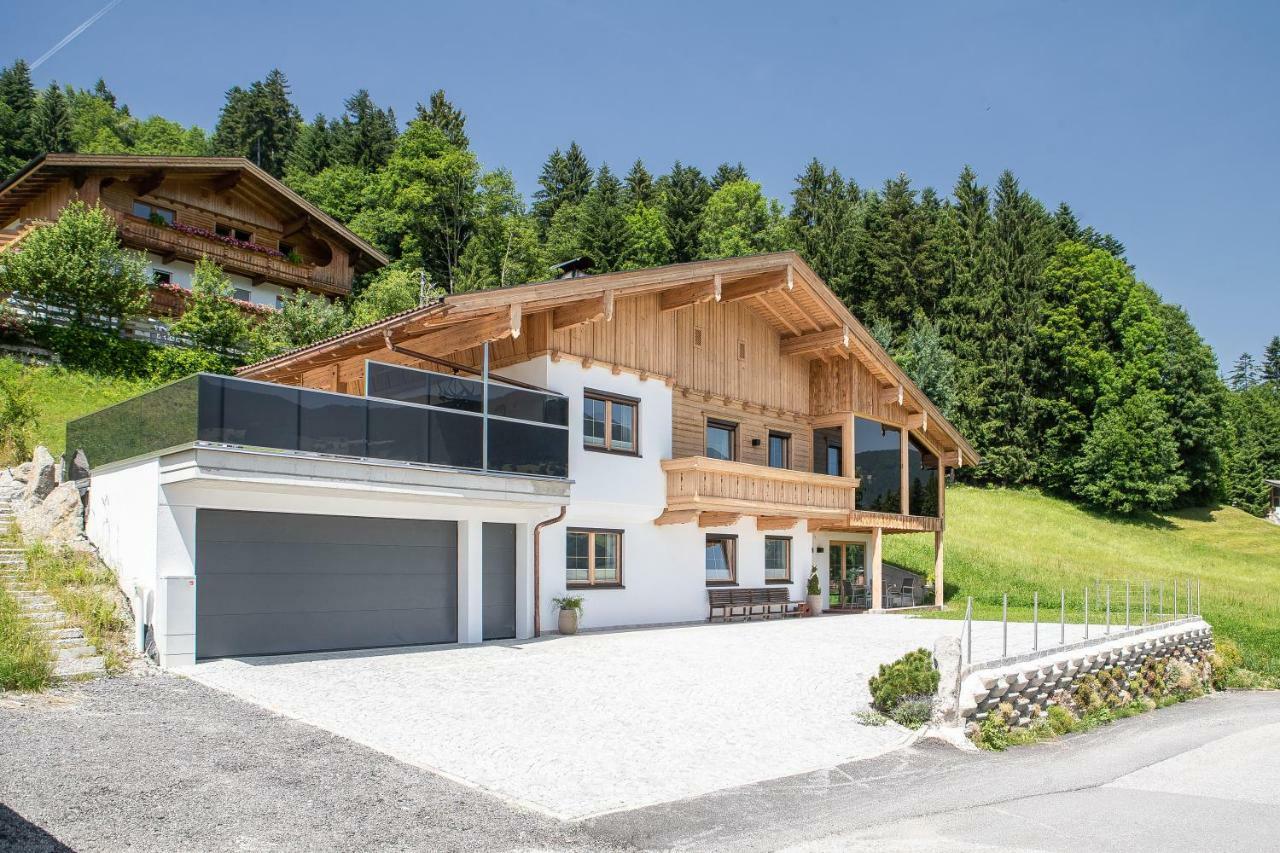 "Chalet Bergzeit" Ferienhaus Mit Sauna & Wellness Villa Fuegenberg Buitenkant foto