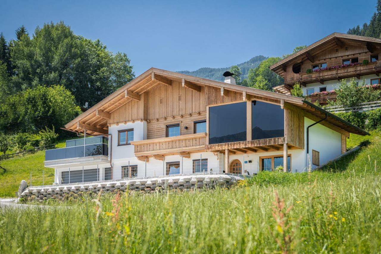 "Chalet Bergzeit" Ferienhaus Mit Sauna & Wellness Villa Fuegenberg Buitenkant foto