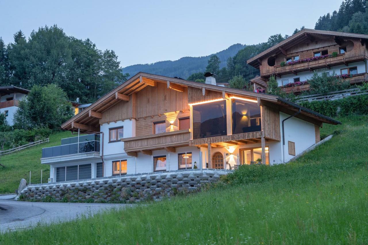 "Chalet Bergzeit" Ferienhaus Mit Sauna & Wellness Fuegenberg Buitenkant foto